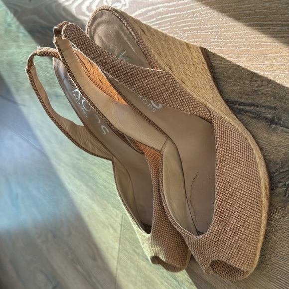 Women’s wedge sandals size 7.5 - Picture 3 of 5